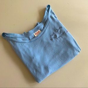 “My Own Kind Of Happy” Ruffled Tee